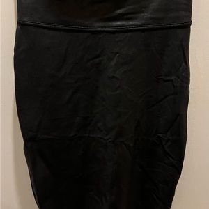 Spanx Faux Leather Pencil Skirt